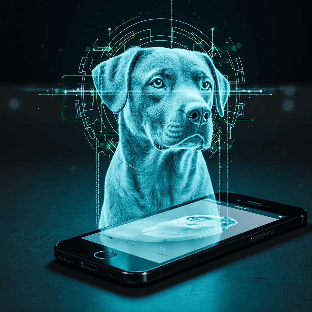 Exemple de recherche biométrique d’un chien sur AnimalBackHome.